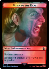 Soldier // Mark of the Rani Double-Sided Token (Surge Foil) [Doctor Who Tokens] | Exor Games Dartmouth