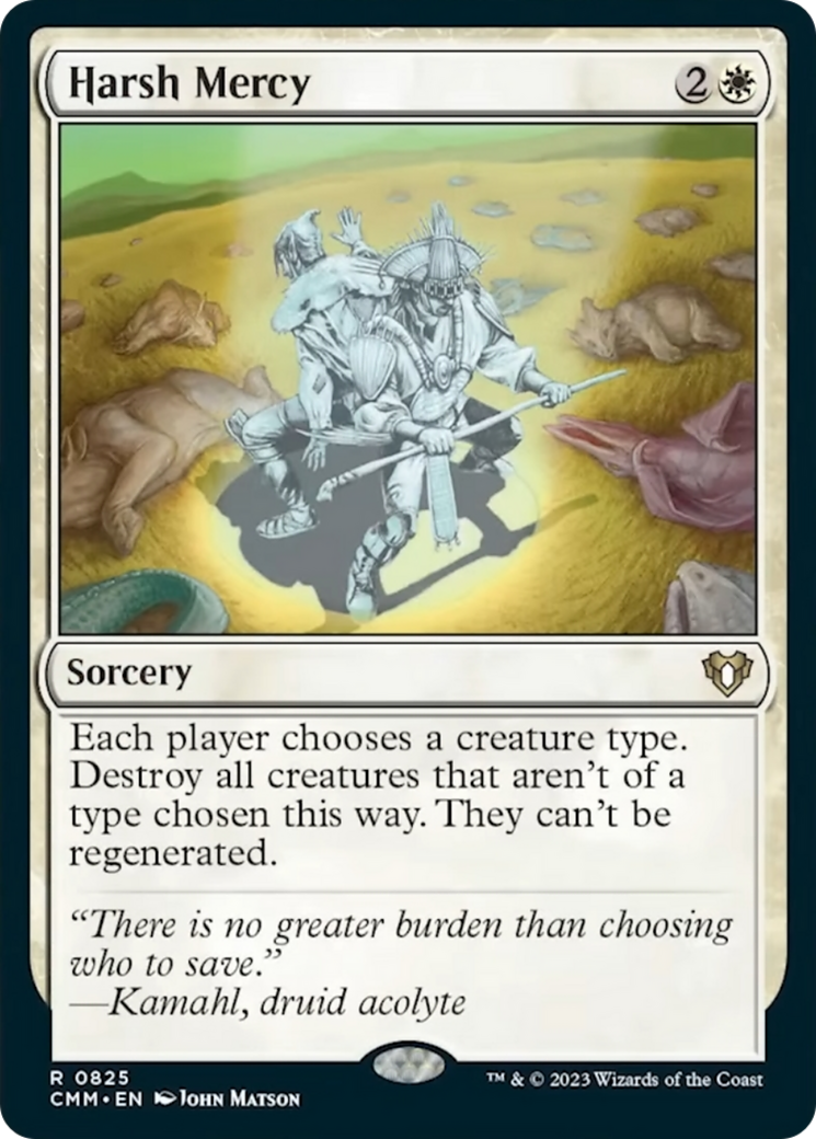 Harsh Mercy [Commander Masters] | Exor Games Dartmouth