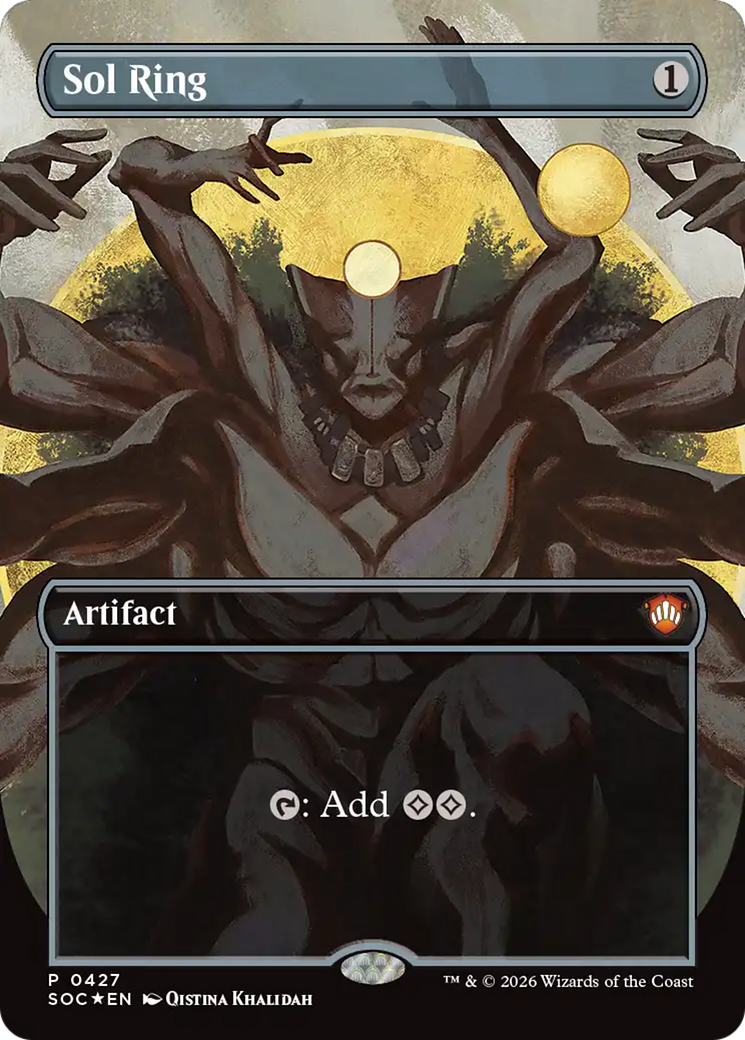 Sol Ring (Borderless) [Secrets of Strixhaven Commander] | Exor Games Dartmouth