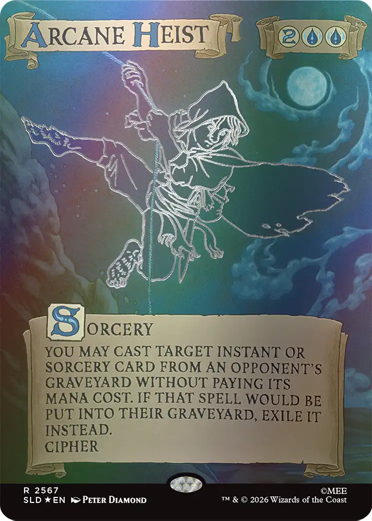 Arcane Heist (Out Of Sight Foil) [Secret Lair Drop Series] | Exor Games Dartmouth