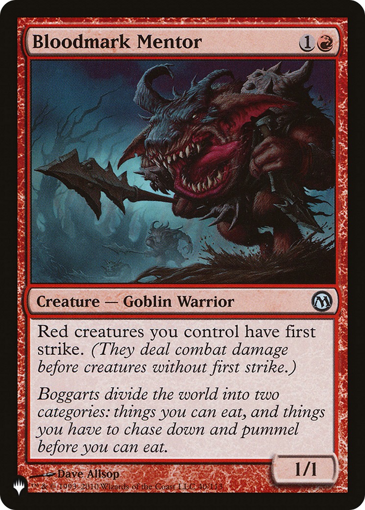 Bloodmark Mentor [The List] | Exor Games Dartmouth