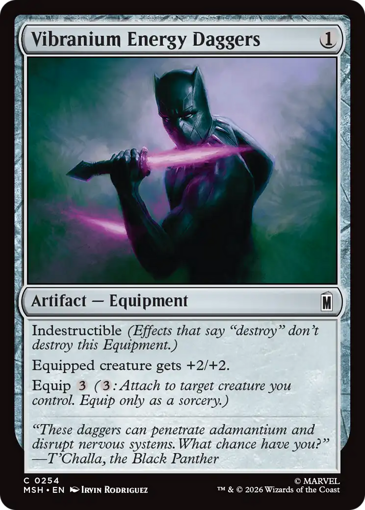 Vibranium Energy Daggers [Marvel Super Heroes] | Exor Games Dartmouth