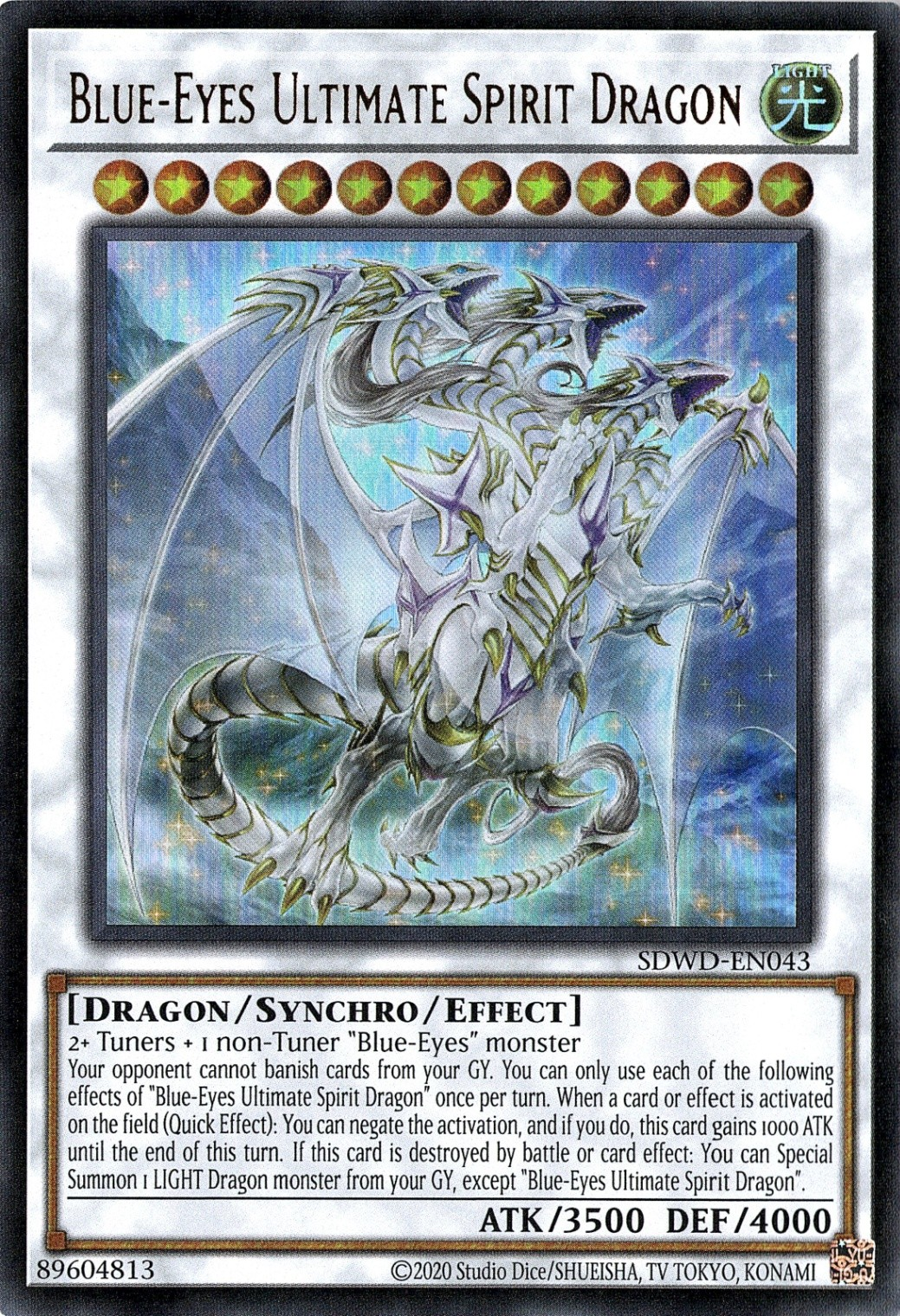 Blue-Eyes Ultimate Spirit Dragon (Unlimited) [SDWD-EN043] Ultra Rare | Exor Games Dartmouth