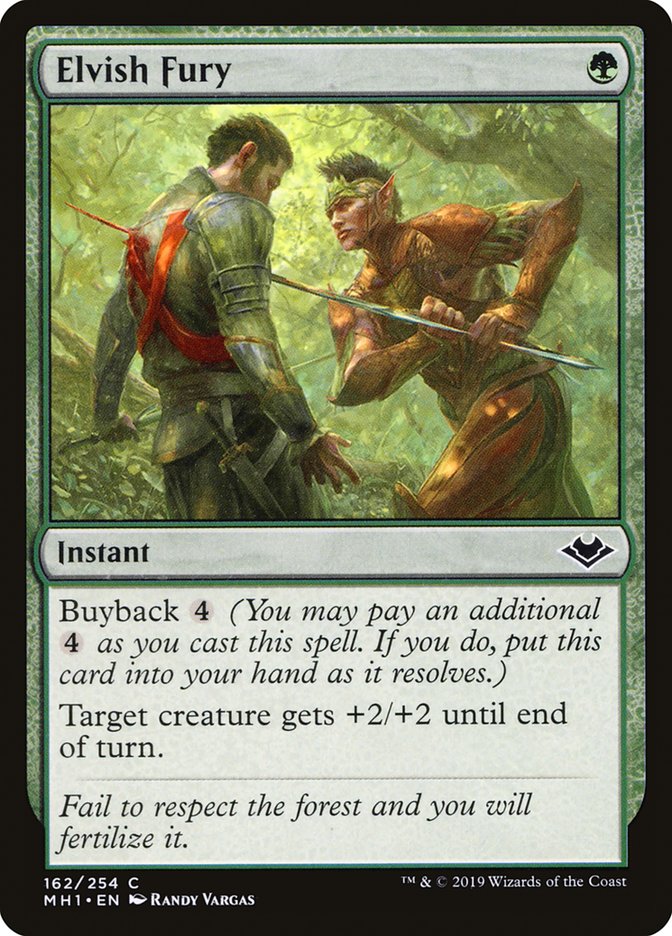 Elvish Fury [Modern Horizons] | Exor Games Dartmouth