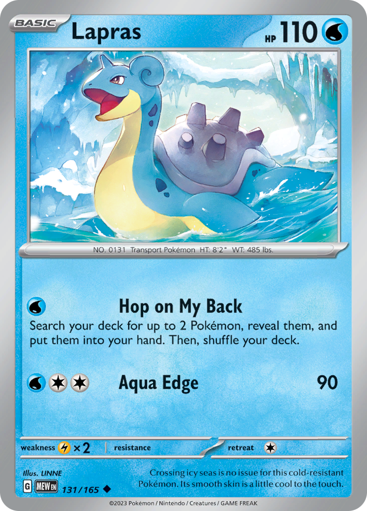 Lapras (131/165) [Scarlet & Violet 151] | Exor Games Dartmouth