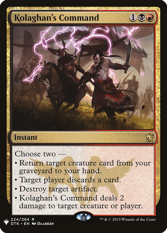 Kolaghan's Command [Mystery Booster] | Exor Games Dartmouth