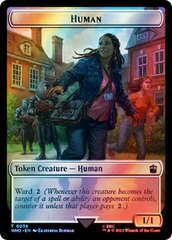 Human (0038) // Mutant Double-Sided Token (Surge Foil) [Doctor Who Tokens] | Exor Games Dartmouth