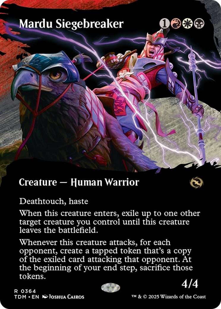 Mardu Siegebreaker (Borderless) [Tarkir: Dragonstorm] | Exor Games Dartmouth