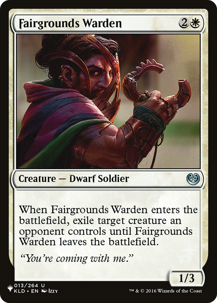 Fairgrounds Warden [The List] | Exor Games Dartmouth