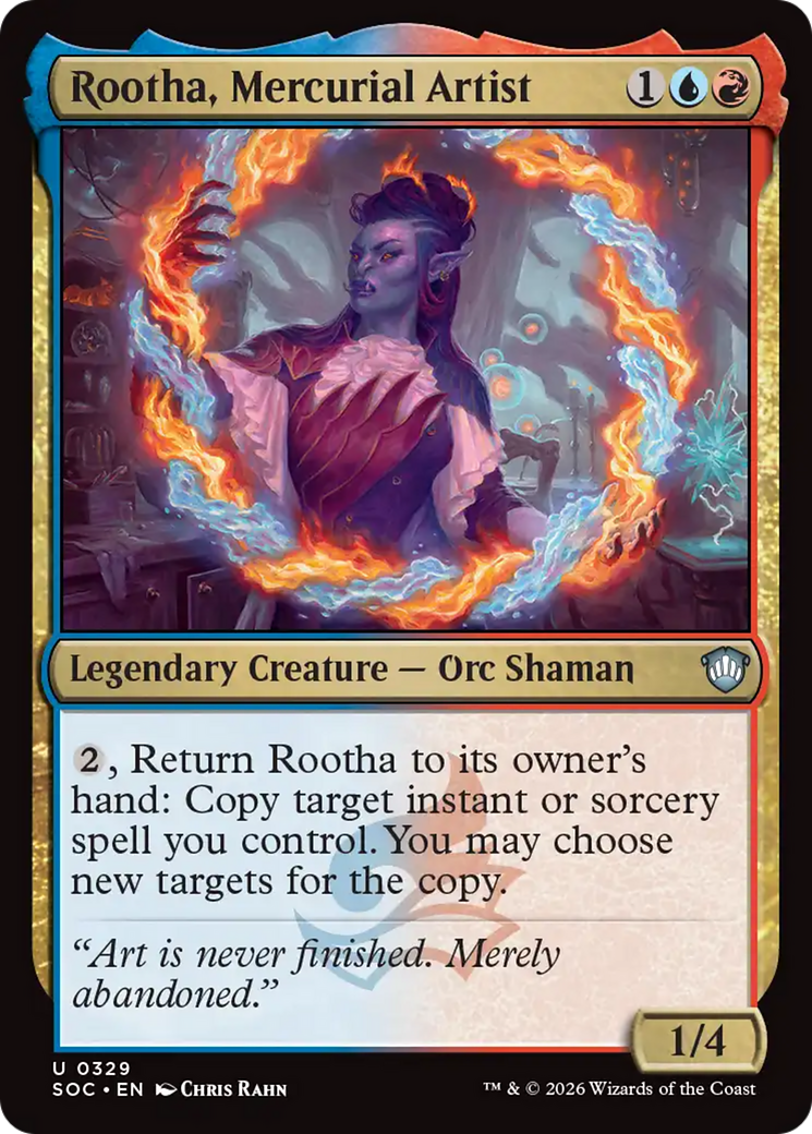 Rootha, Mercurial Artist [Secrets of Strixhaven Commander] | Exor Games Dartmouth