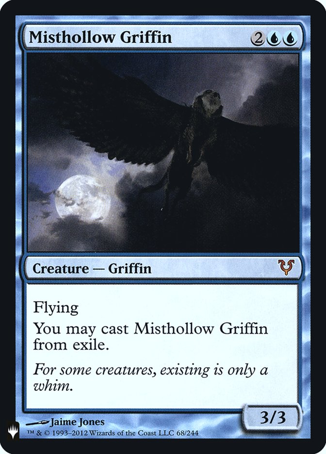 Misthollow Griffin [Mystery Booster] | Exor Games Dartmouth