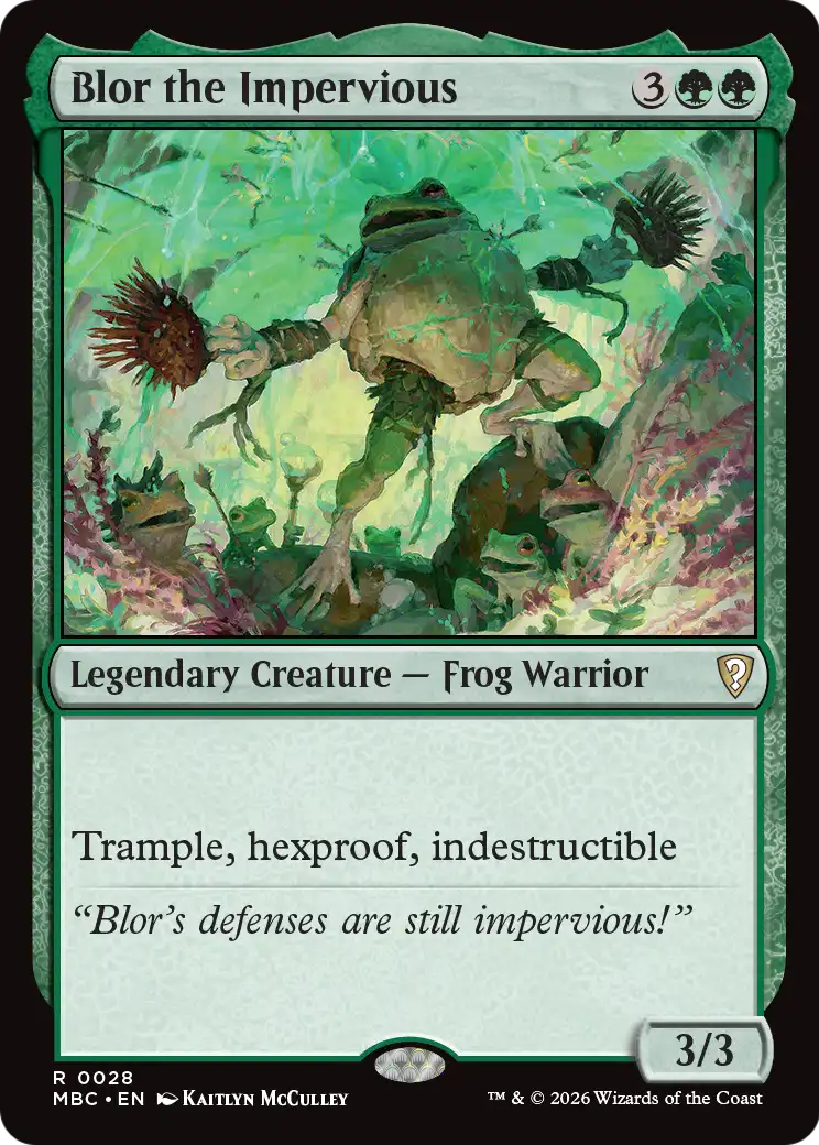 Blor the Impervious [Mystery Booster: Commander Edition] | Exor Games Dartmouth