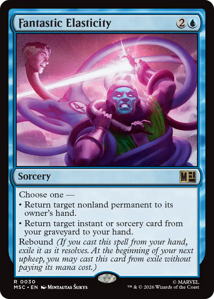 Fantastic Elasticity (Surge Foil) [Marvel Super Heroes Commander] | Exor Games Dartmouth