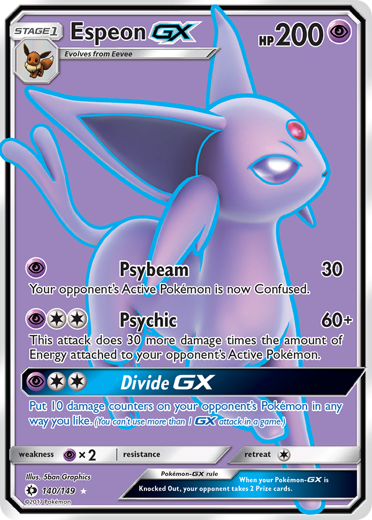 Espeon GX (140/149) [Sun & Moon: Base Set] | Exor Games Dartmouth