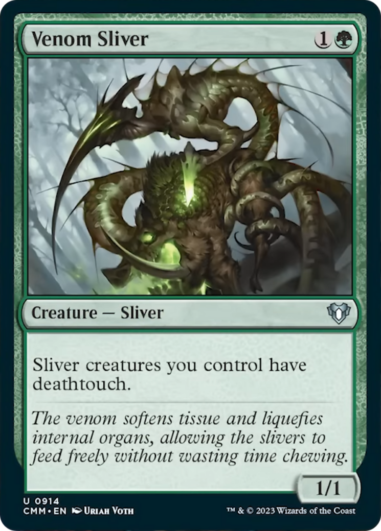 Venom Sliver [Commander Masters] | Exor Games Dartmouth