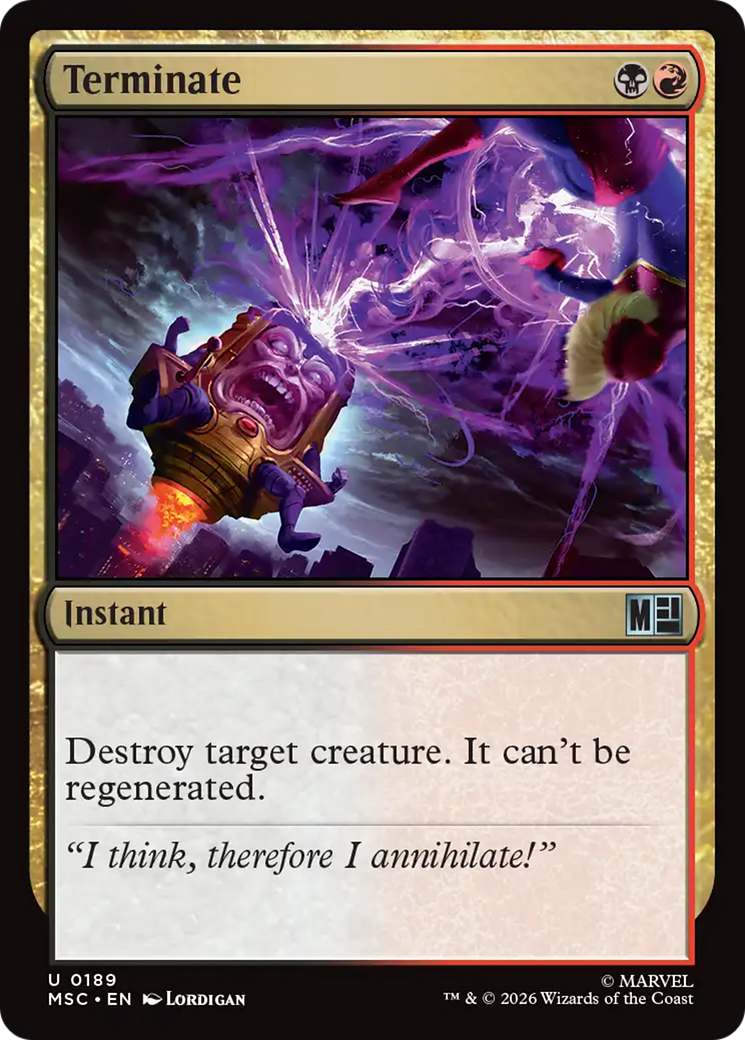Terminate [Marvel Super Heroes Commander] | Exor Games Dartmouth