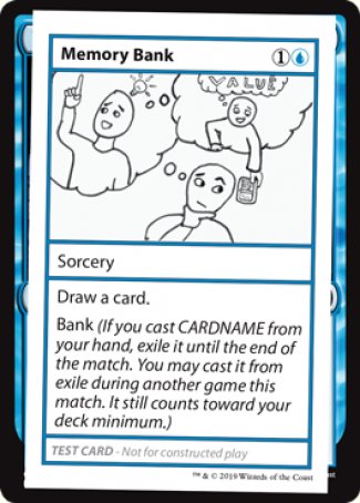 Memory Bank (2021 Edition) [Mystery Booster Playtest Cards] | Exor Games Dartmouth