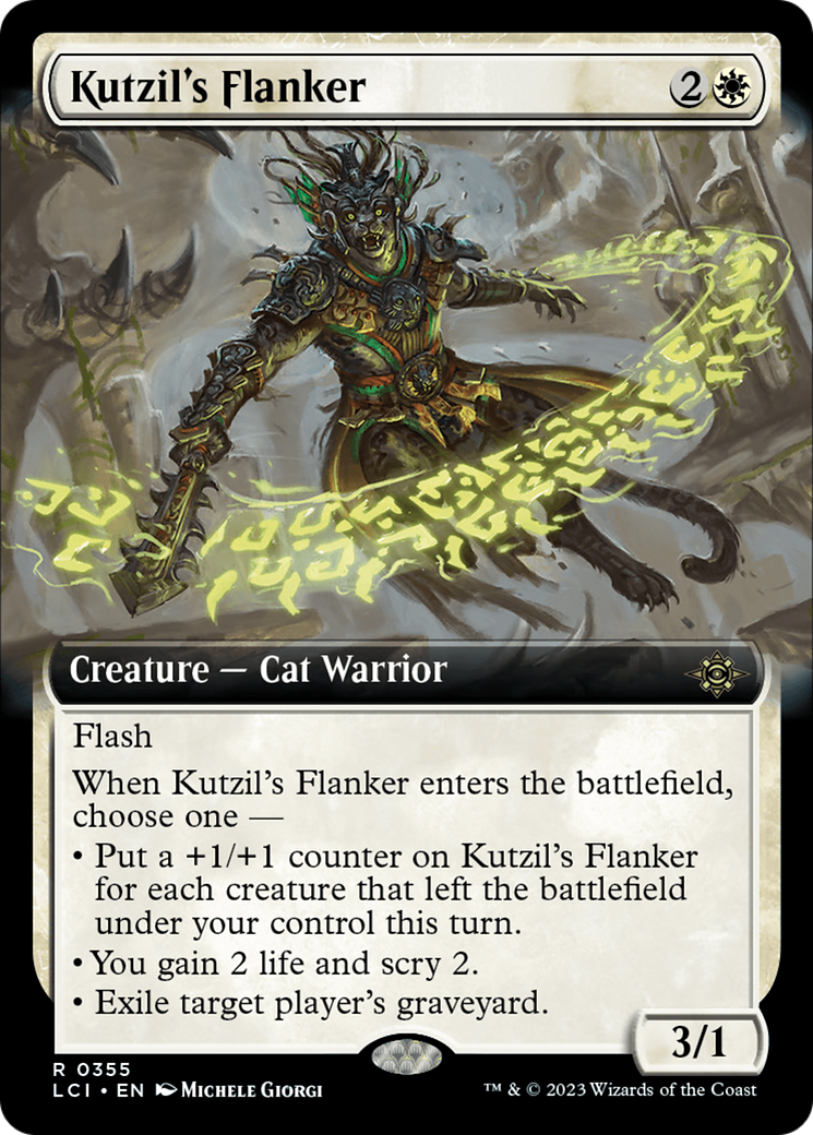 Kutzil's Flanker (Extended Art) [The Lost Caverns of Ixalan] | Exor Games Dartmouth