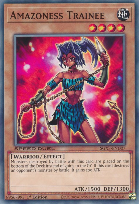 Amazoness Trainee [SGX3-END07] Common | Exor Games Dartmouth