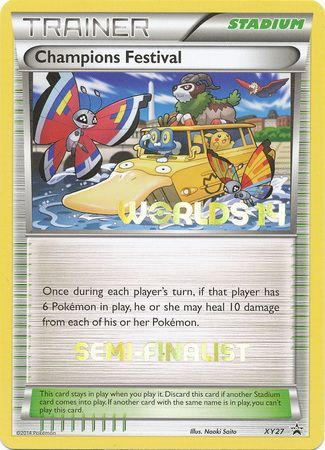 Champions Festival (XY27) (2014 Semi Finalist) [XY: Black Star Promos] | Exor Games Dartmouth