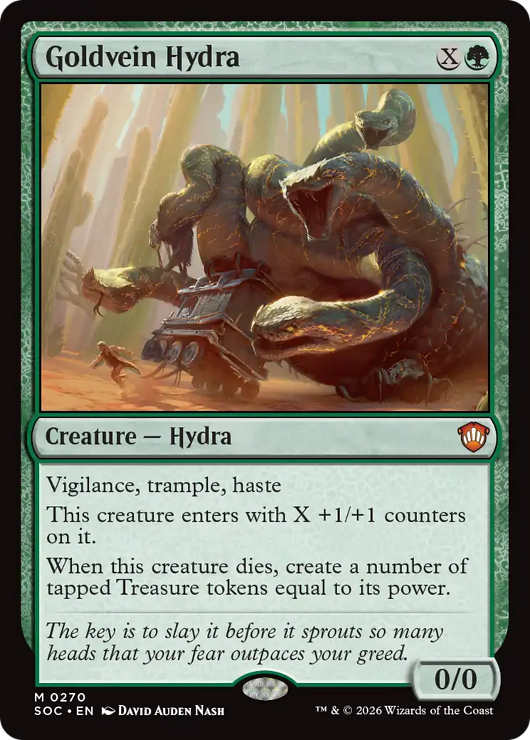 Goldvein Hydra [Secrets of Strixhaven Commander] | Exor Games Dartmouth