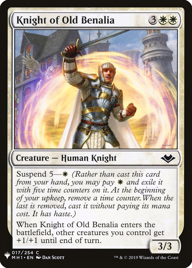 Knight of Old Benalia [Mystery Booster] | Exor Games Dartmouth