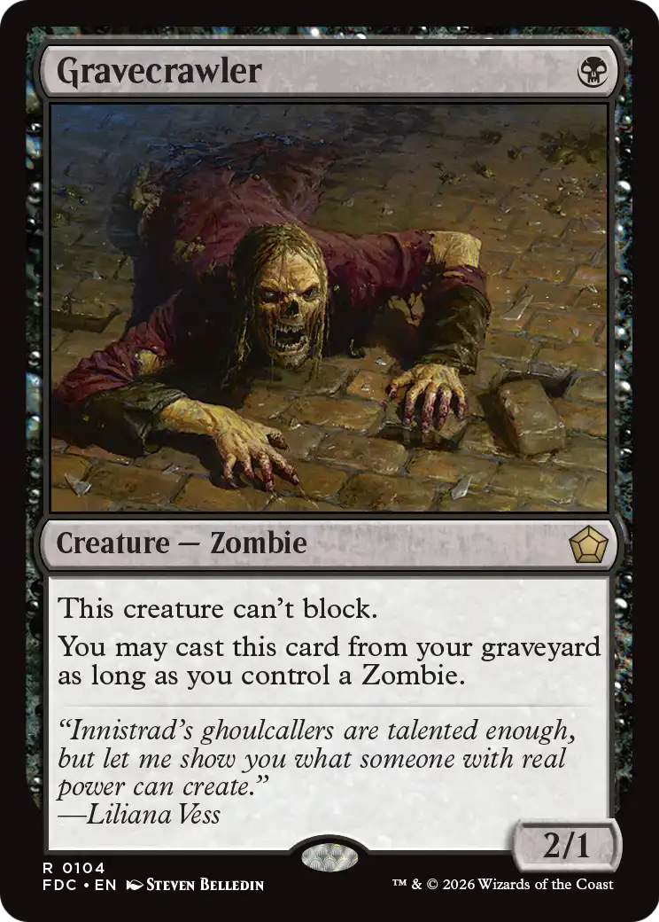 Gravecrawler [Foundations Commander] | Exor Games Dartmouth