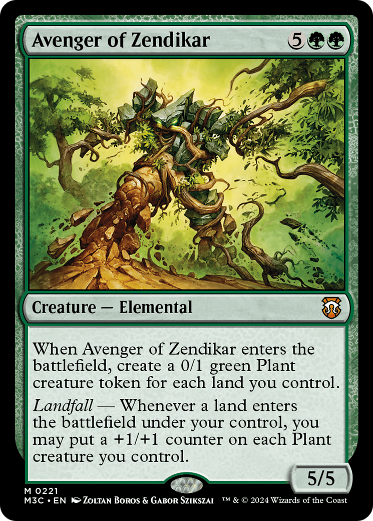 Avenger of Zendikar (Ripple Foil) [Modern Horizons 3 Commander] | Exor Games Dartmouth