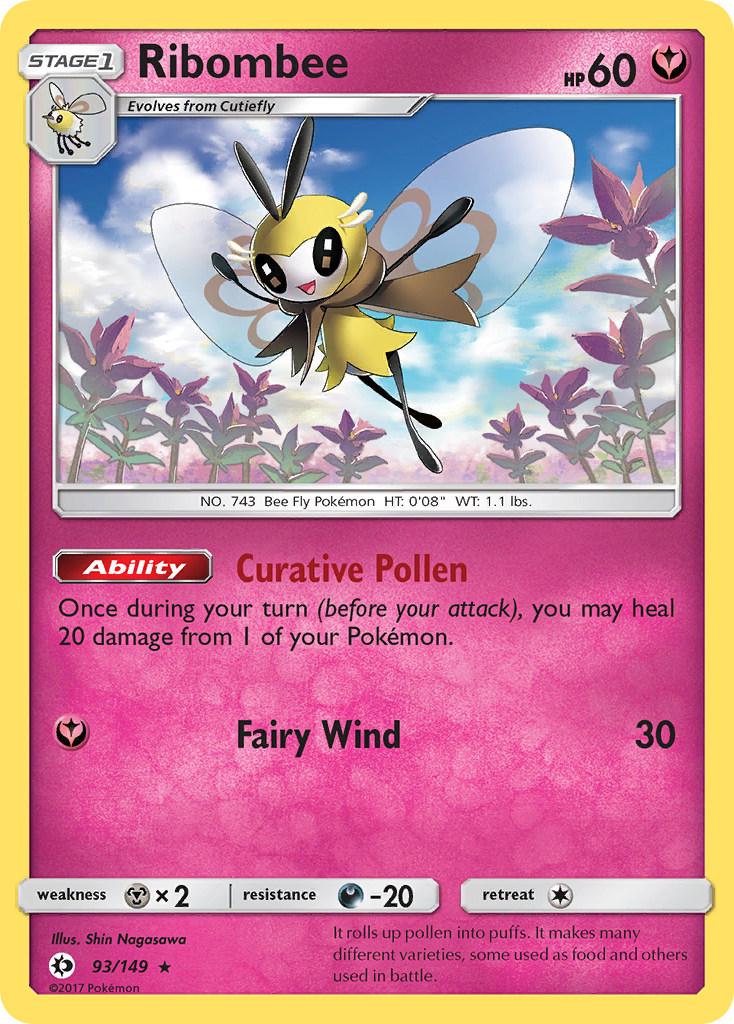 Ribombee (93/149) [Sun & Moon: Base Set] | Exor Games Dartmouth