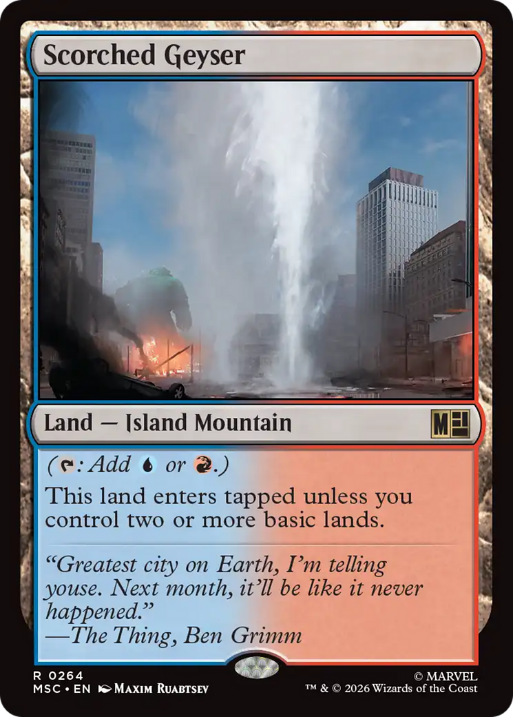 Scorched Geyser [Marvel Super Heroes Commander] | Exor Games Dartmouth
