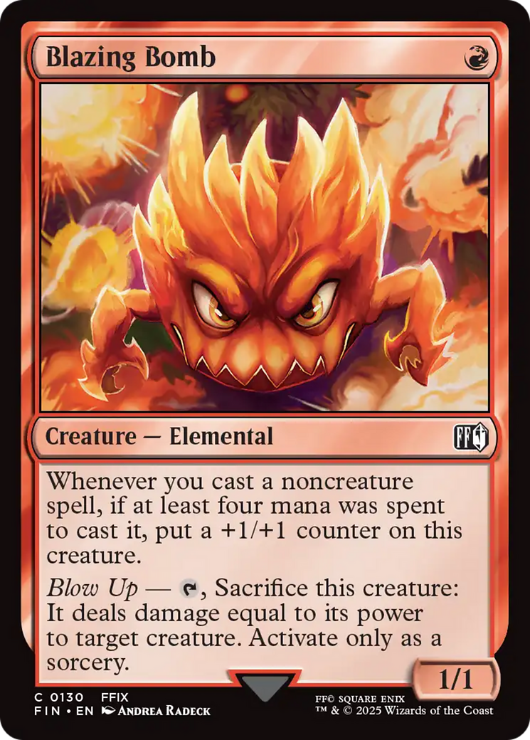 Blazing Bomb [FINAL FANTASY] | Exor Games Dartmouth