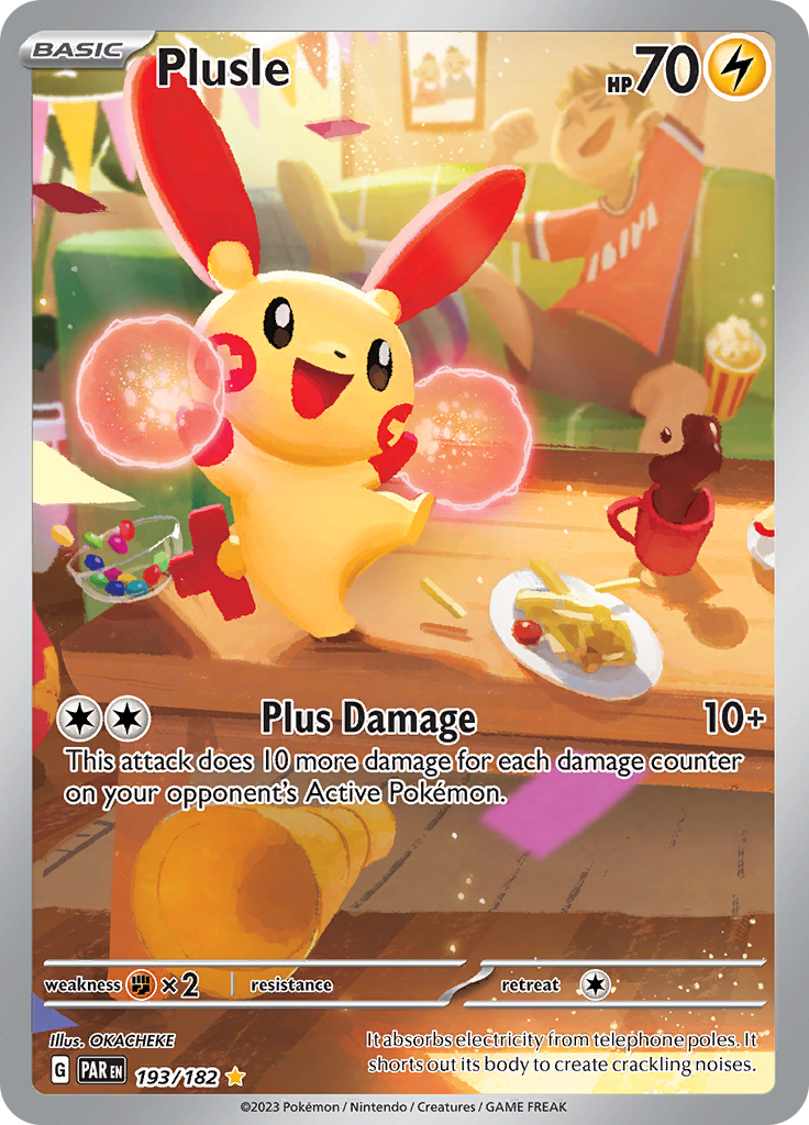 Plusle (193/182) [Scarlet & Violet: Paradox Rift] | Exor Games Dartmouth