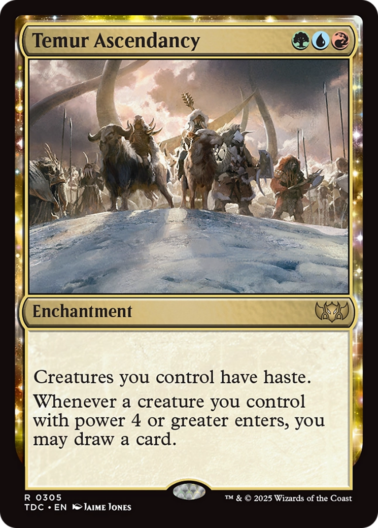 Temur Ascendancy [Tarkir: Dragonstorm Commander] | Exor Games Dartmouth