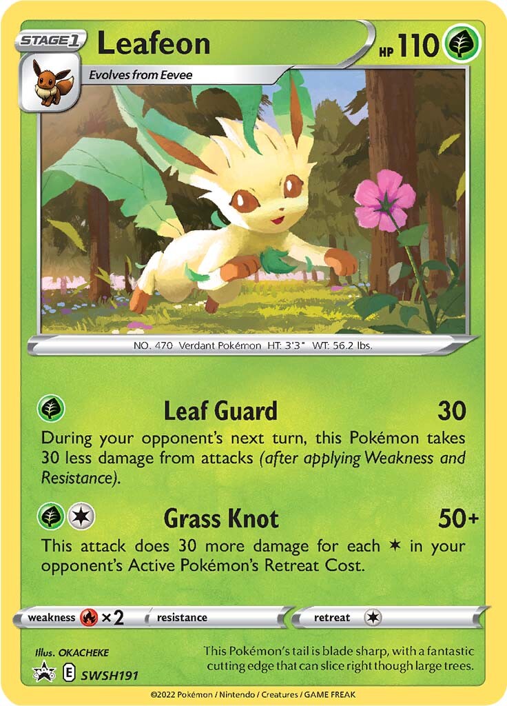 Leafeon (SWSH191) [Sword & Shield: Black Star Promos] | Exor Games Dartmouth