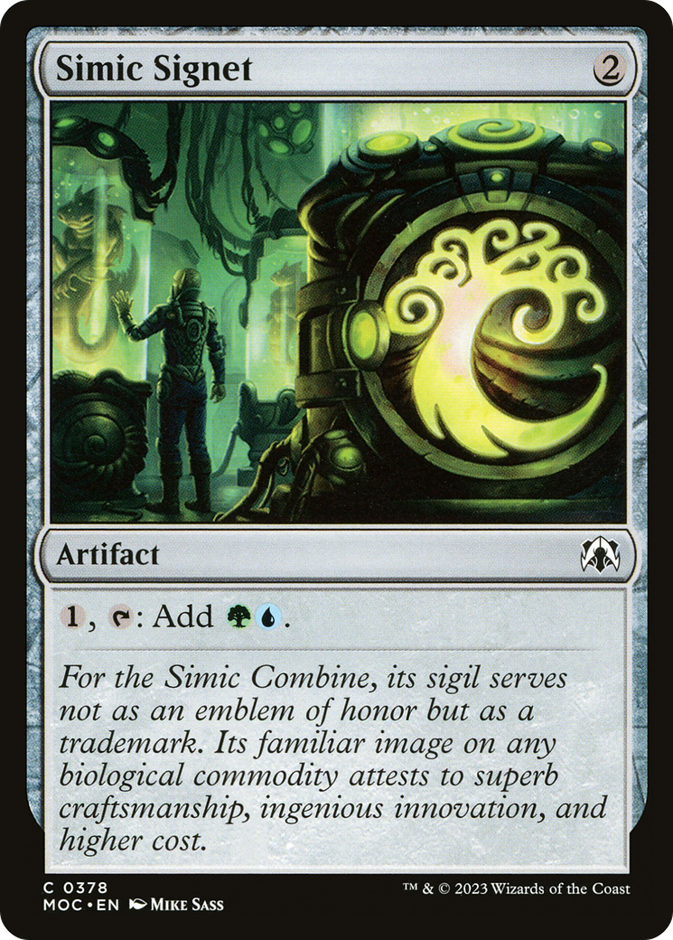 Simic Signet [March of the Machine Commander] | Exor Games Dartmouth