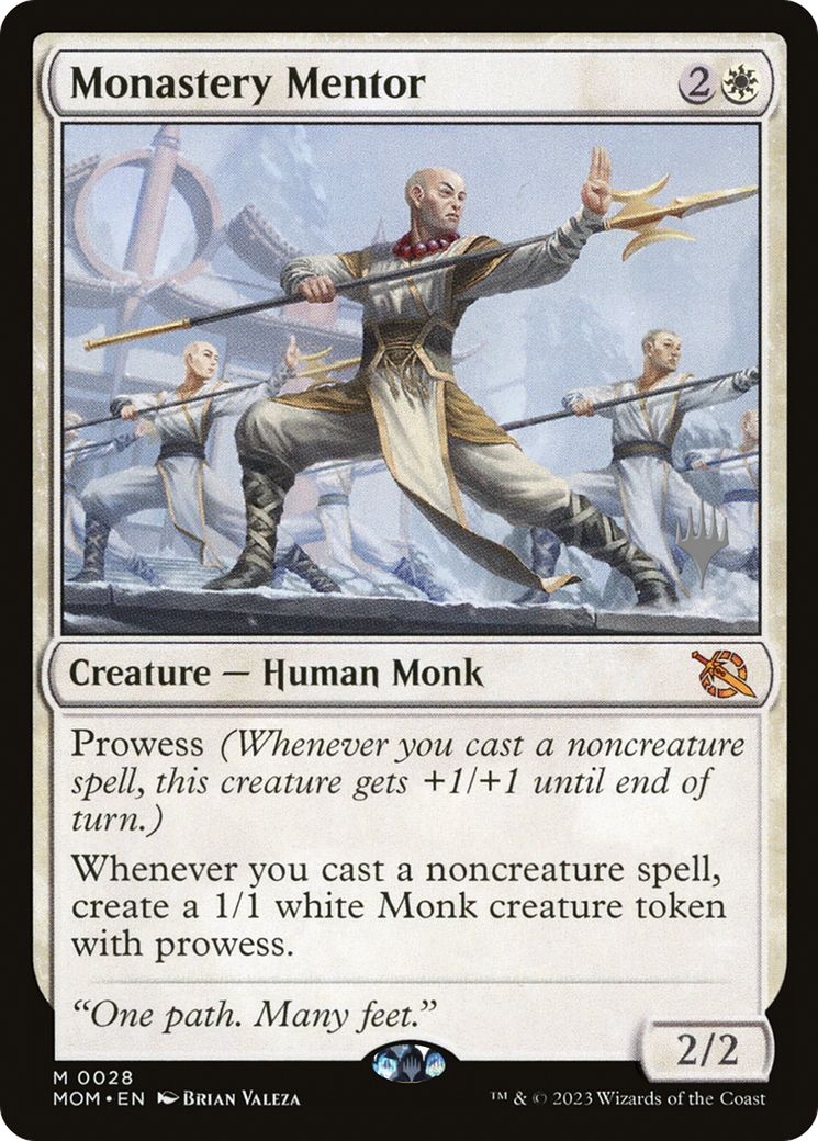 Monastery Mentor (Promo Pack) [March of the Machine Promos] | Exor Games Dartmouth