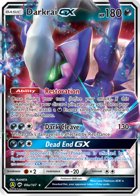 Darkrai GX (88a/147) [Alternate Art Promos] | Exor Games Dartmouth