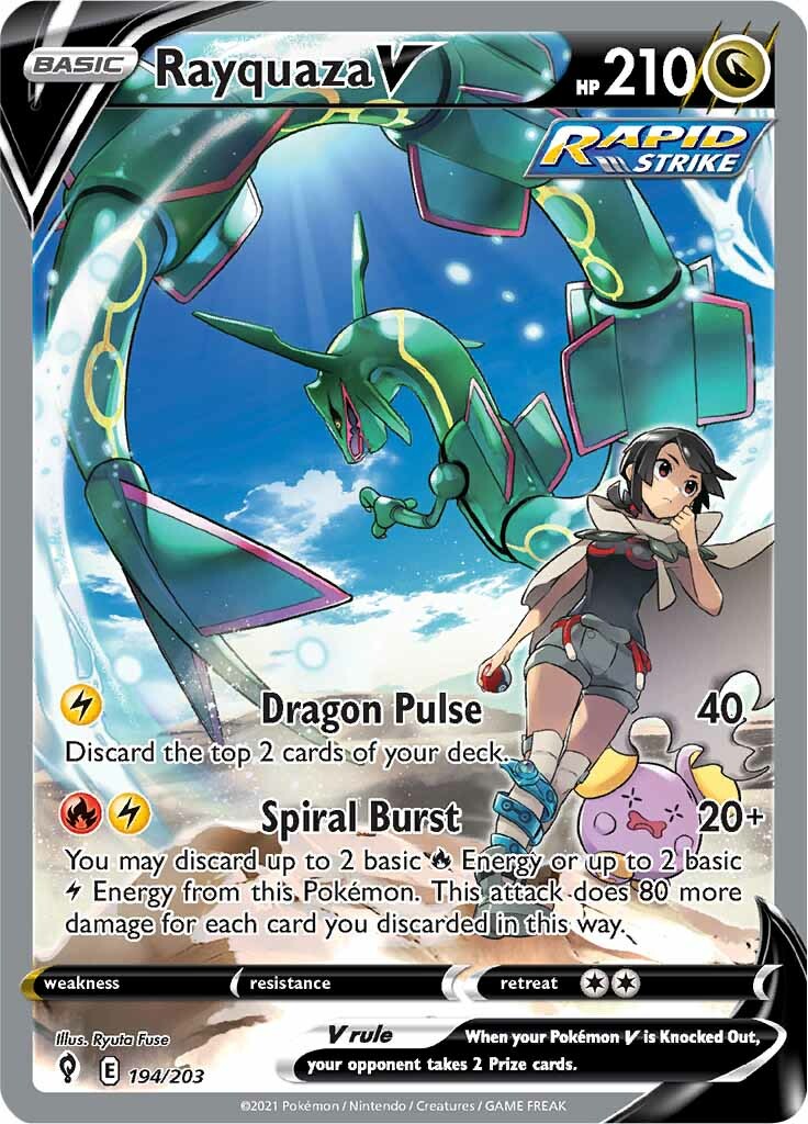 Rayquaza V (194/203) [Sword & Shield: Evolving Skies] | Exor Games Dartmouth