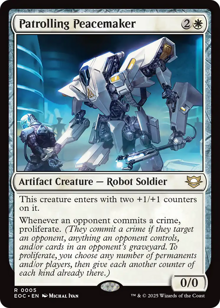 Patrolling Peacemaker [Edge of Eternities Commander] | Exor Games Dartmouth