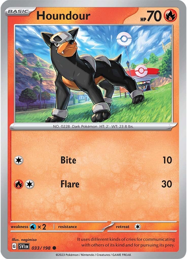 Houndour (033/198) [Scarlet & Violet: Base Set] | Exor Games Dartmouth