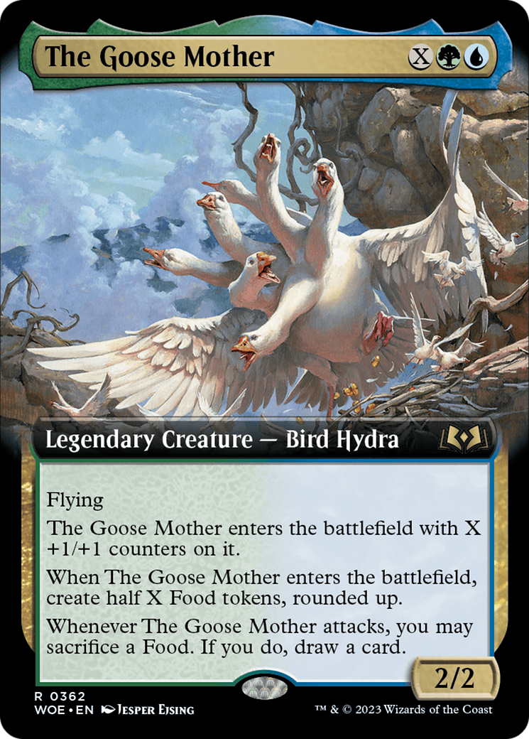 The Goose Mother (Extended Art) [Wilds of Eldraine] | Exor Games Dartmouth