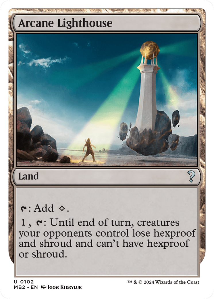 Arcane Lighthouse (White Border) [Mystery Booster 2] | Exor Games Dartmouth