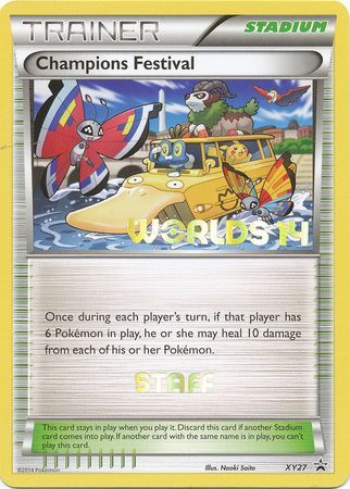 Champions Festival (XY27) (2014 Staff) [XY: Black Star Promos] | Exor Games Dartmouth