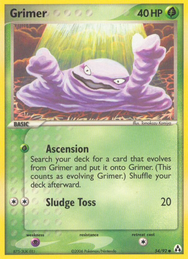 Grimer (54/92) [EX: Legend Maker] | Exor Games Dartmouth