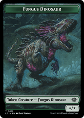 Fungus Dinosaur // Skeleton Pirate Double-Sided Token [The Lost Caverns of Ixalan Tokens] | Exor Games Dartmouth