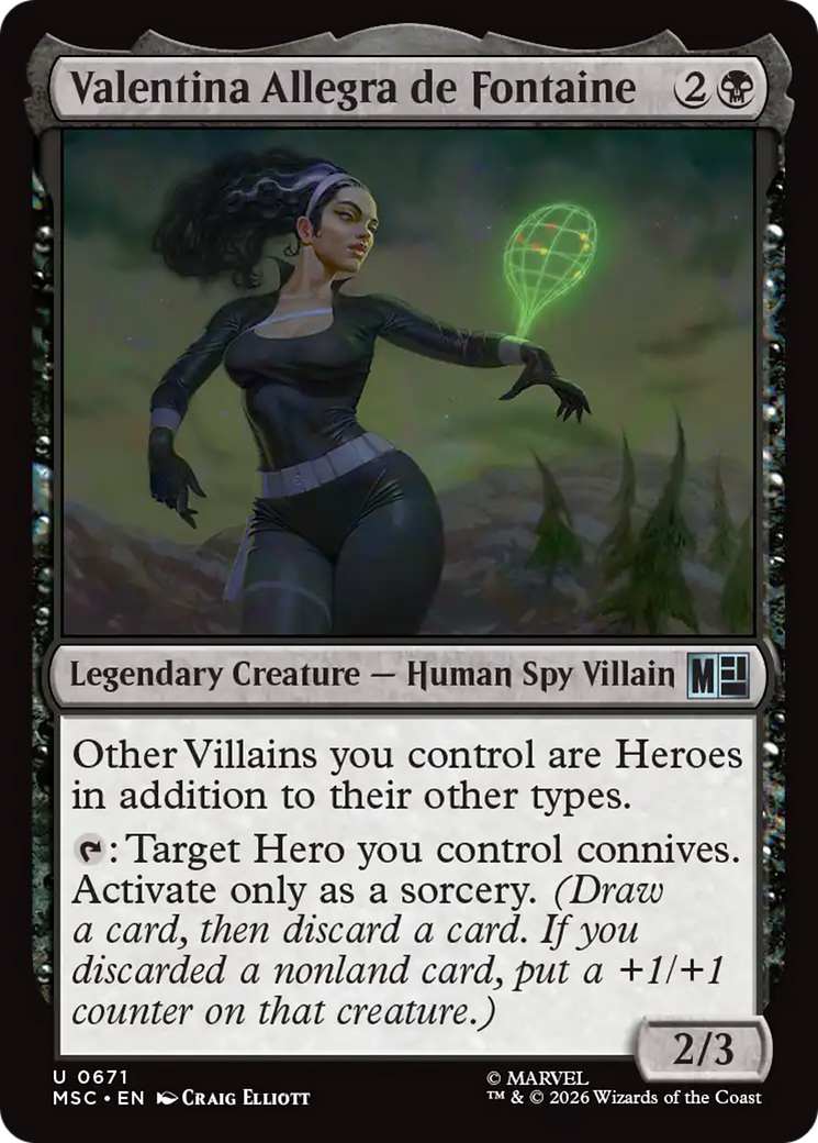 Valentina Allegra de Fontaine [Marvel Super Heroes Commander] | Exor Games Dartmouth