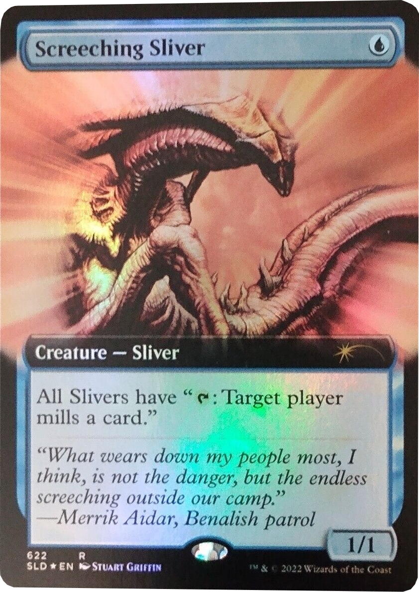 Screeching Sliver (Extended Art) [Secret Lair Drop Promos] | Exor Games Dartmouth