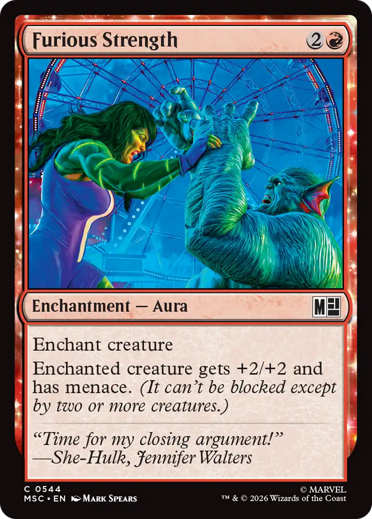 Furious Strength [Marvel Super Heroes Commander] | Exor Games Dartmouth