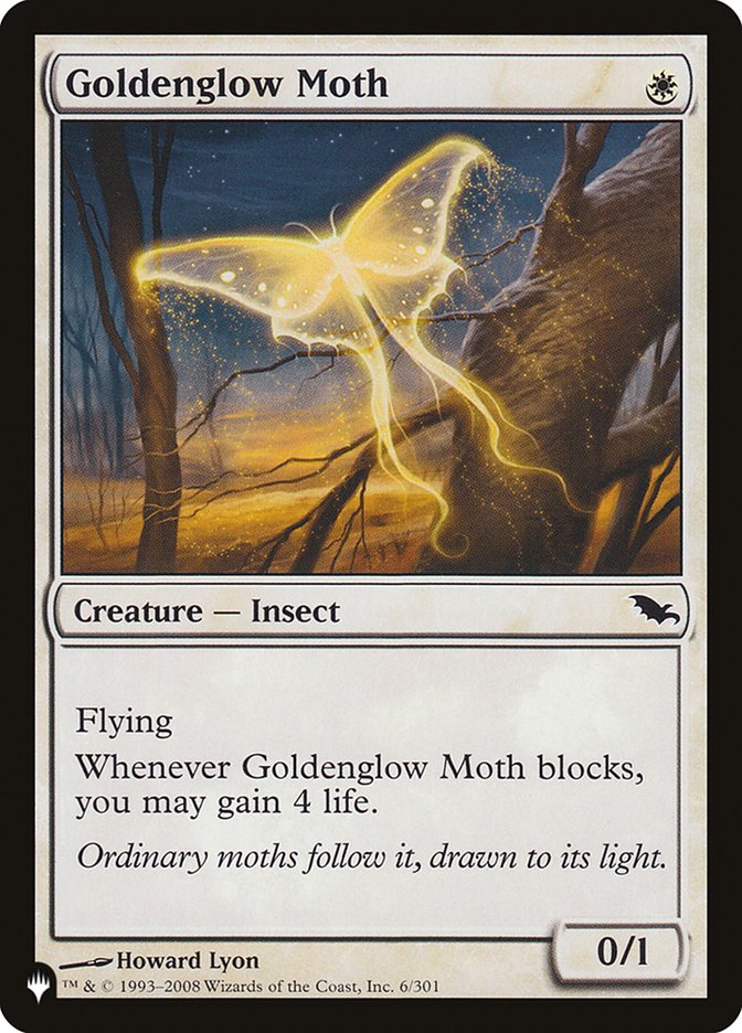 Goldenglow Moth [The List] | Exor Games Dartmouth