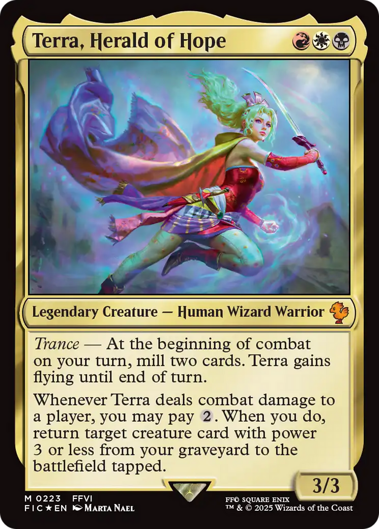 Terra, Herald of Hope (Surge Foil) [FINAL FANTASY Commander] | Exor Games Dartmouth